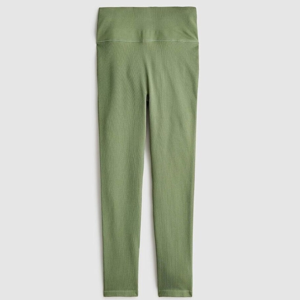 J.Crew SculptStretch high-rise ribbed leggings